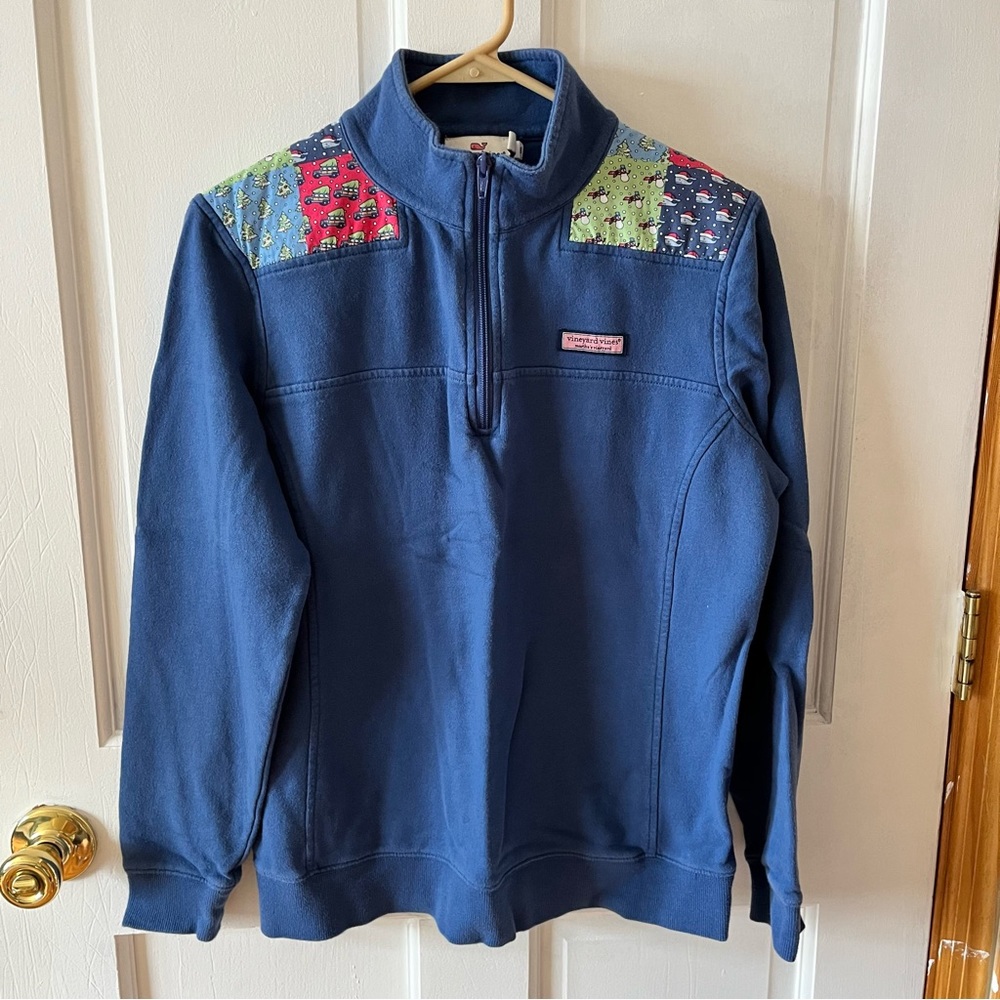 Vineyard Vines Half Zip Holiday Sweatshirt